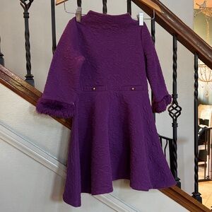 Janie and Jack girls Purple Dress